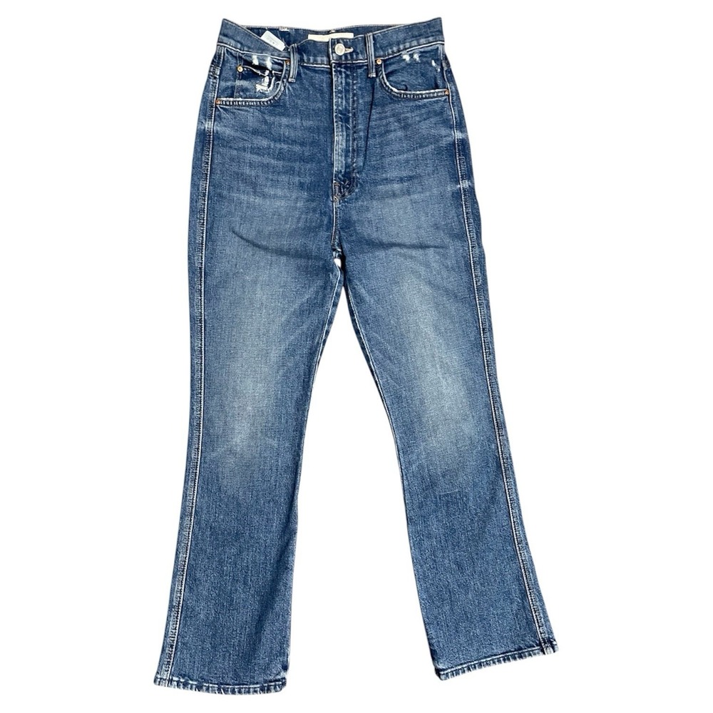 MOTHER Superior High Waisted Smokin Double Ankle Jeans Broken Record Size 26
